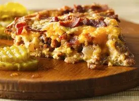 Einfacher Bacon-Cheeseburger-Kuchen