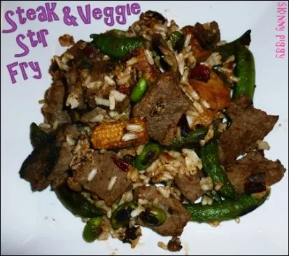 Steak & Gemüse Pfanne