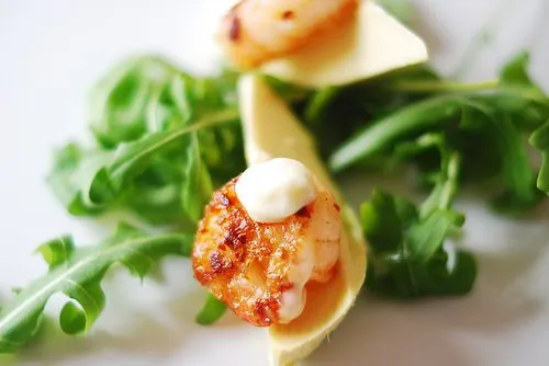 Knoblauch-Chili-Garnelen-Salat