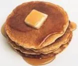 Pfannkuchen oder Muffin aus gemahlenem Leinsamen