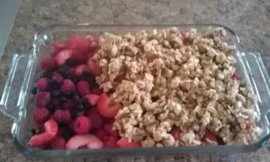 Jaraes Leichter Obstauflauf