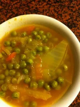 Chunky-Erbsensuppe