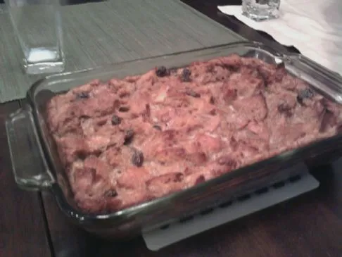 Rum-Rosinen-Brotpudding