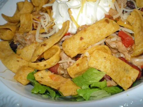 Schneller Puten-Taco-Salat