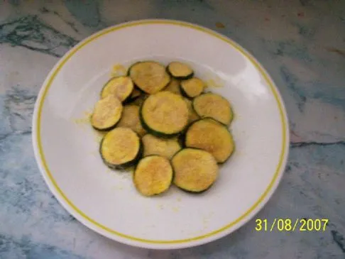 Falsche frittierte Zucchini (einzelne Portion)