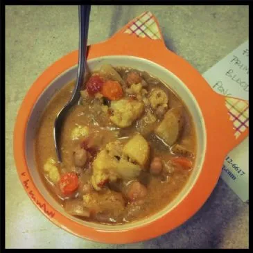 Veganer Curry-Crockpot