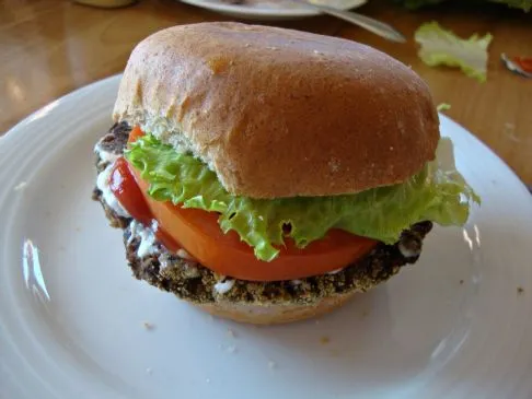 Kalifornische schwarze Bohnenburger