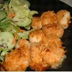 Überbackene Jakobsmuscheln