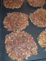 Vegane Haferflocken-Schwarze-Bohnen-Burger