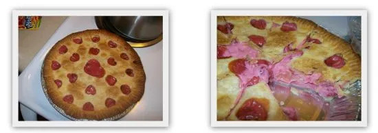 Zuckerarmer Kirschkuchen