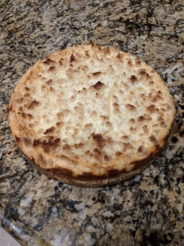 Zitronen-Cheesecake - Low Carb Boden