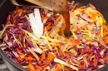 Gebratener Kohl Genuss