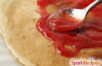 Erdbeer-Rhabarber-Sauce