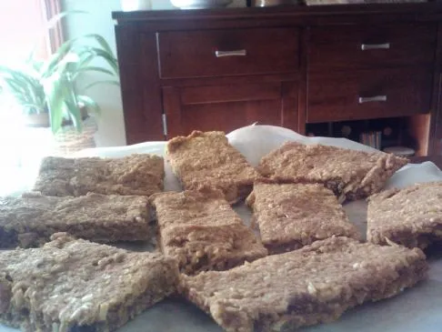 Kürbis-Kokos-Granola-Riegel