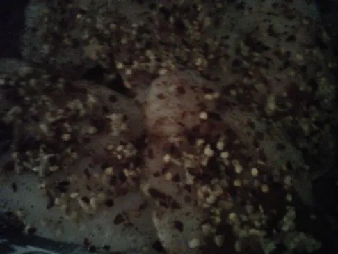 Würzige Knoblauchkruste auf Tilapia