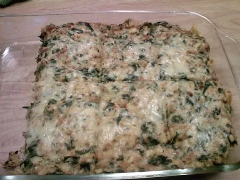 Spinat-Thunfisch-Auflauf