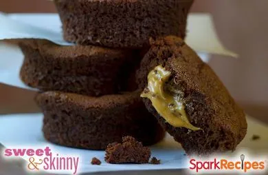 Schokoladen-Erdnussbutter-Kuchenbecher