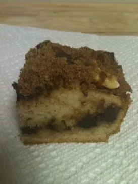 Bananen-Kaffeekuchen mit Schokoladenstückchen-Streusel