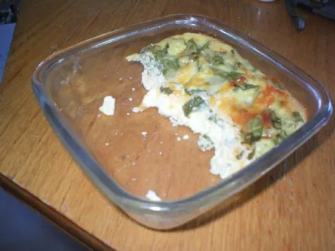 Hüttenkäse- und Eier-Soufflé