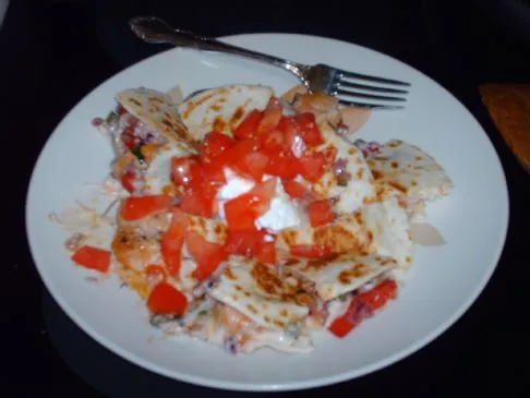 Garnelen-Quesadillas