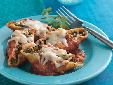 Spinat-Proscuitto-Schalen