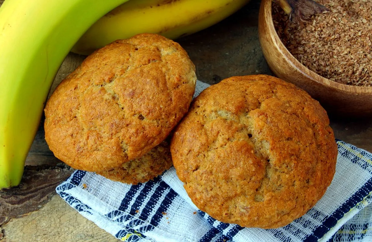 Bananen-Bran-Muffins