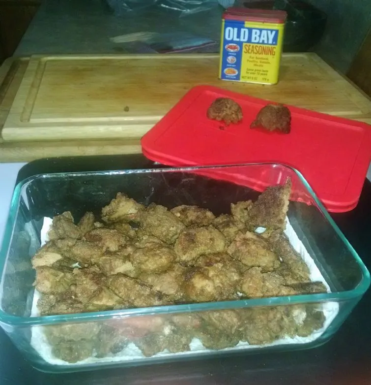 Frittierte Hühnerleber