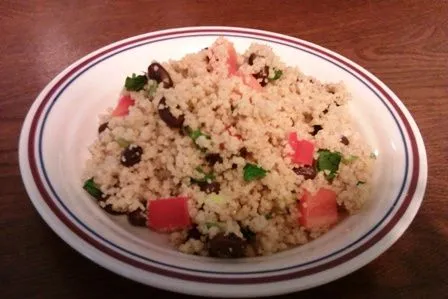 Schwarze-Bohnen-Couscous