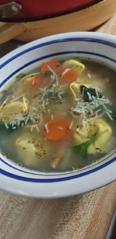 Tortellini & weiße Bohnensuppe