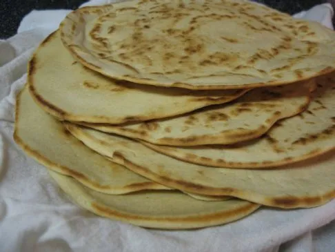 Einfaches glutenfreies Fladenbrot