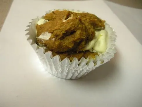 Kürbis- und Frischkäse-Muffins