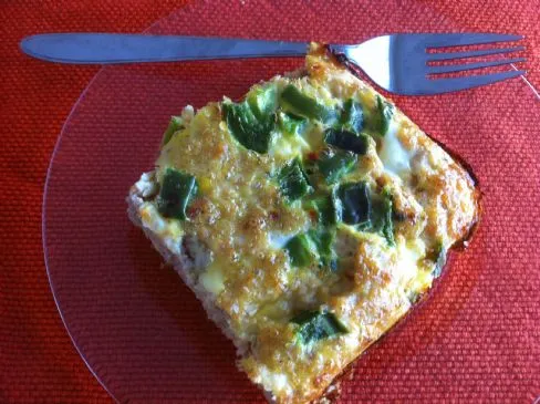 Frittata mit Schinken und Gemüse