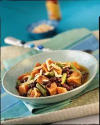 Karibischer Süßkartoffel- und Bohneneintopf - Slow Cooker