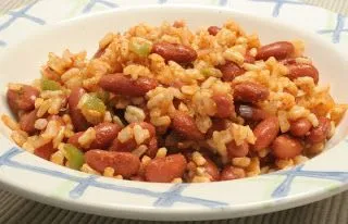 Cajun Rote Bohnen und Reis (Daniel Fast)