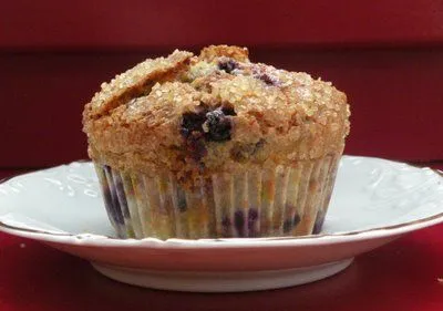 Glutenfreie, milch- und laktosefreie Jordan Marsh Blaubeer-Muffins