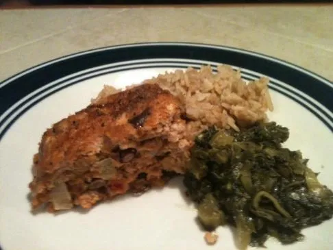 Hackbraten aus Pute und Rind