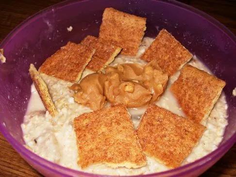 Apfelkuchen-Haferbrei