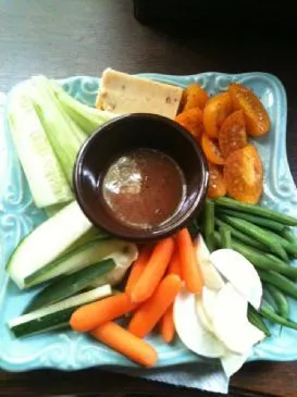 Crudités für eine Person