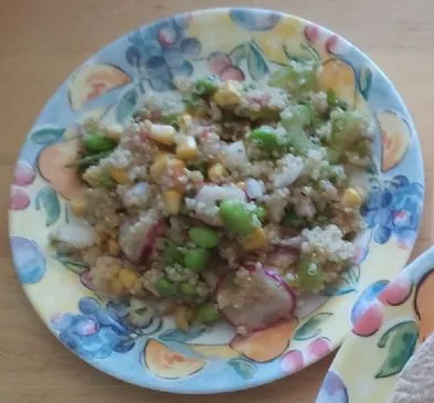 Bunter Edamame-Salat