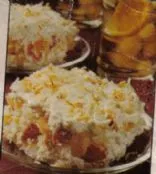 Frucht- und Engel-Dessert