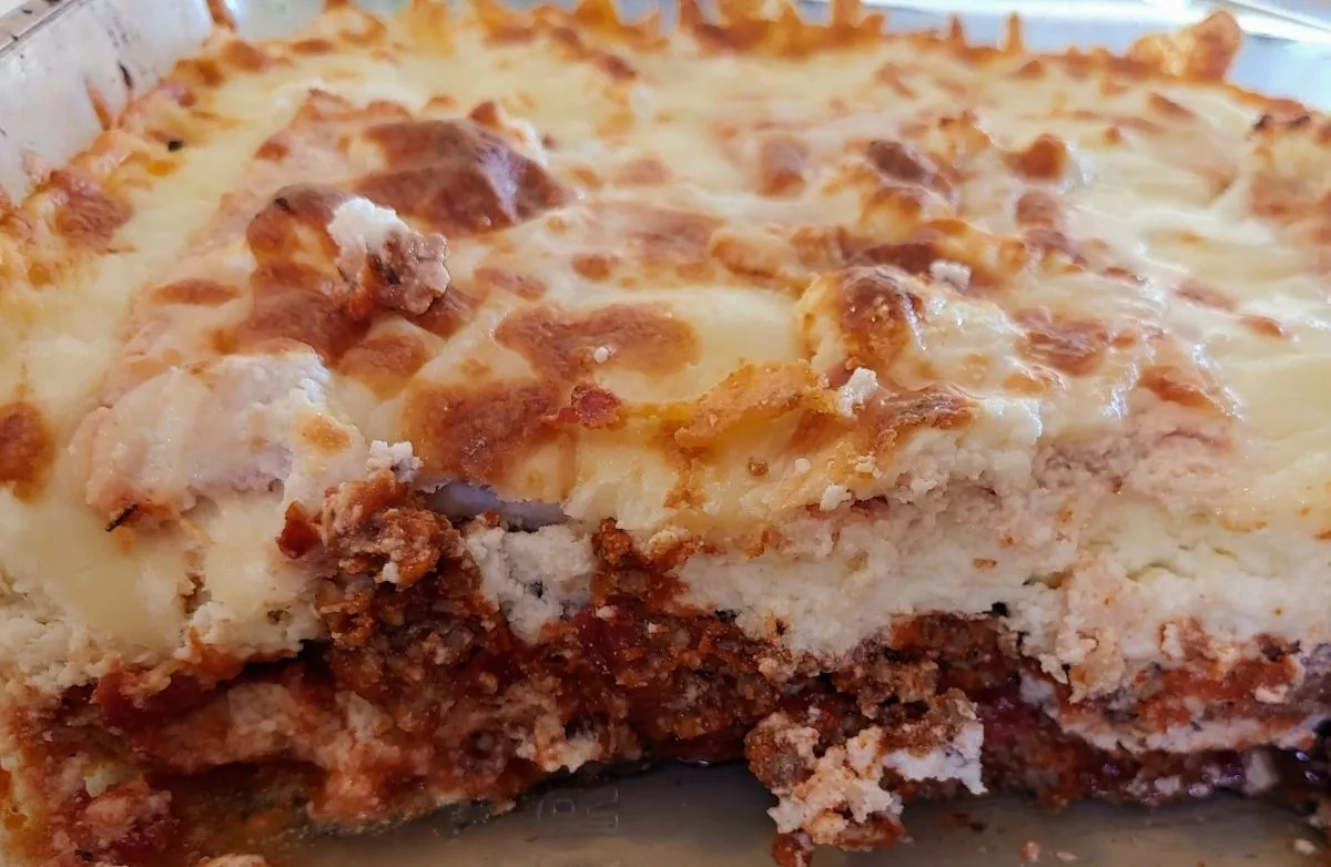 Bridget Mays Lasagne "Keto-fiziert" (1 Tasse Portionen)