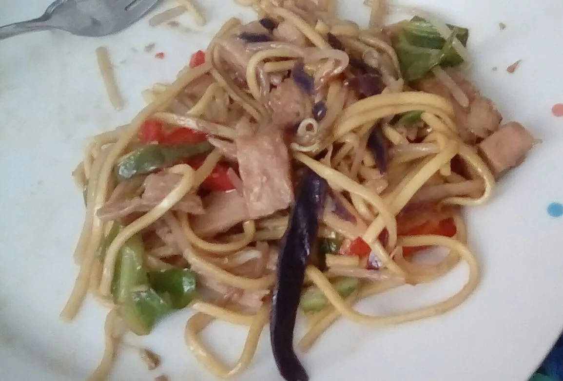 Vivera vegane Hähnchenlose Teriyaki-Pfanne