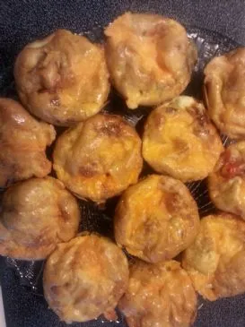 Eier-Leinsamen-Salsa-Frühstücksmuffins