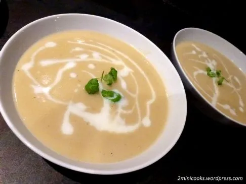 Walisische Lauch- und Kartoffelsuppe