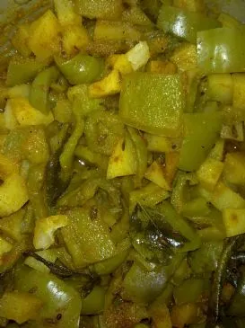 Capsicum Poriyal