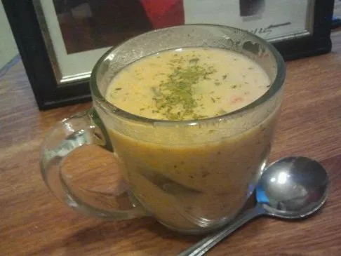 Hühnchen-Mais-Chowder