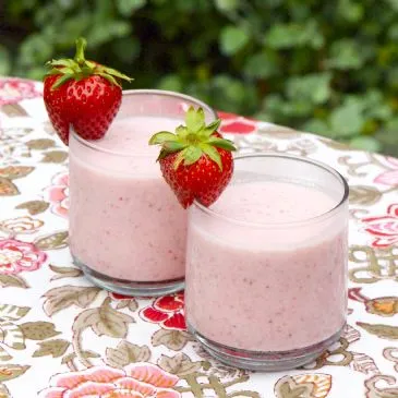 Erdbeer-Bananen-Smoothie