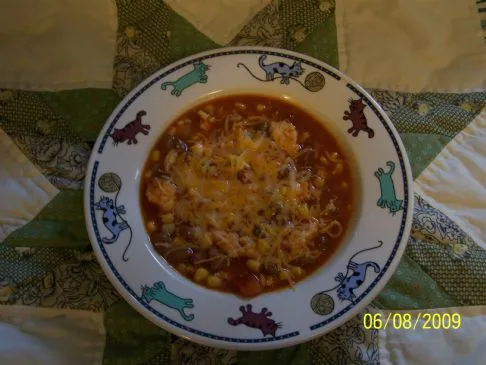 Scharfe Hähnchen-Chili-Suppe