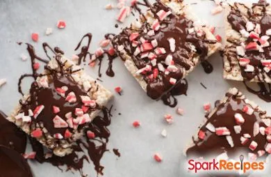 Minz-Schokoladen Rice Krispie Treats