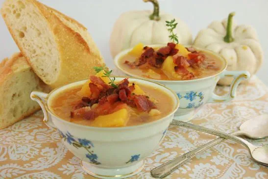 Butternut-Kürbis-Suppe